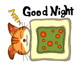 Lovely cat Tamagorou English version sticker #7994124