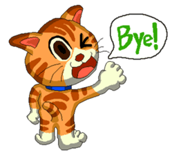 Lovely cat Tamagorou English version sticker #7994129