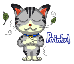 Lovely cat Tamagorou English version sticker #7994134
