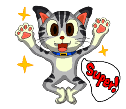 Lovely cat Tamagorou English version sticker #7994136