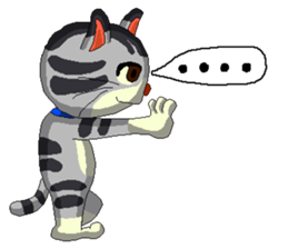 Lovely cat Tamagorou English version sticker #7994140