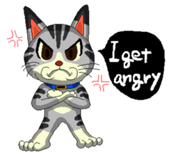 Lovely cat Tamagorou English version sticker #7994141