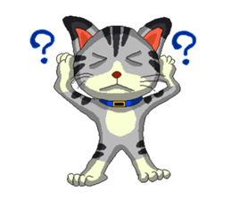 Lovely cat Tamagorou English version sticker #7994143