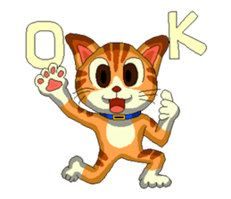 Lovely cat Tamagorou English version sticker #7994144