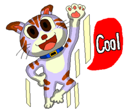 Lovely cat Tamagorou English version sticker #7994148