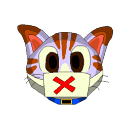 Lovely cat Tamagorou English version sticker #7994155