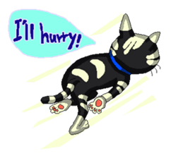Lovely cat Tamagorou English version sticker #7994162