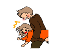 BROWN&ORANGE for Lovers. sticker #7994863