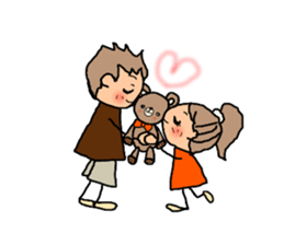 BROWN&ORANGE for Lovers. sticker #7994867