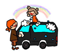 BROWN&ORANGE for Lovers. sticker #7994870