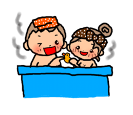 BROWN&ORANGE for Lovers. sticker #7994878