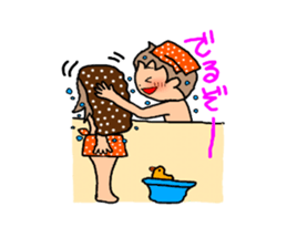 BROWN&ORANGE for Lovers. sticker #7994879