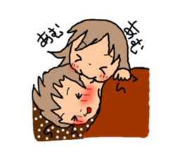 BROWN&ORANGE for Lovers. sticker #7994882