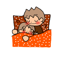 BROWN&ORANGE for Lovers. sticker #7994883