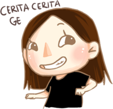 Girl from Bangka Belitung sticker #7995099