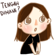 Girl from Bangka Belitung sticker #7995102