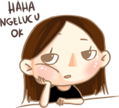 Girl from Bangka Belitung sticker #7995106