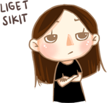 Girl from Bangka Belitung sticker #7995107