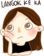 Girl from Bangka Belitung sticker #7995108