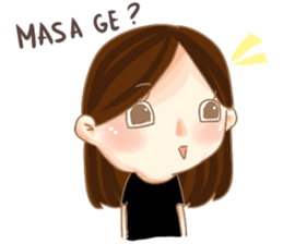 Girl from Bangka Belitung sticker #7995115