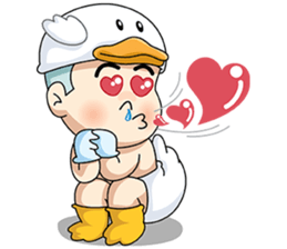 i jun (duck) sticker #7995488