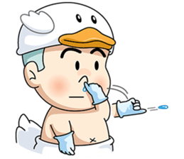 i jun (duck) sticker #7995509