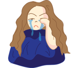 Pretty P. : Powerful girl sticker #7995530