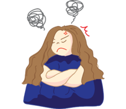 Pretty P. : Powerful girl sticker #7995532