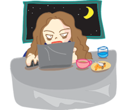 Pretty P. : Powerful girl sticker #7995533