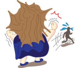 Pretty P. : Powerful girl sticker #7995536