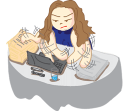 Pretty P. : Powerful girl sticker #7995541