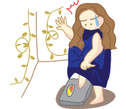 Pretty P. : Powerful girl sticker #7995545