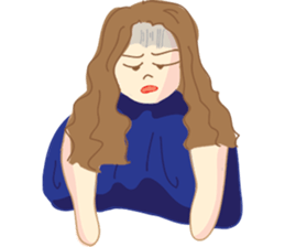 Pretty P. : Powerful girl sticker #7995550