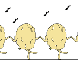 potato-men sticker #7995681