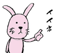 Rabbit's sticker everyday Hen sticker #7996246