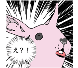 Rabbit's sticker everyday Hen sticker #7996247