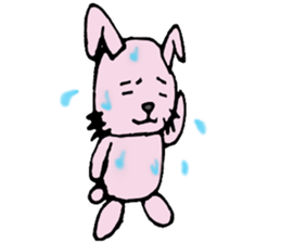 Rabbit's sticker everyday Hen sticker #7996251