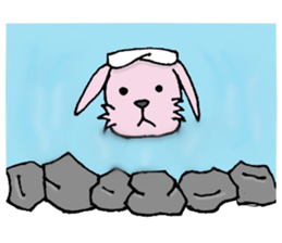 Rabbit's sticker everyday Hen sticker #7996259