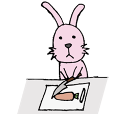 Rabbit's sticker everyday Hen sticker #7996261