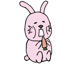 Rabbit's sticker everyday Hen sticker #7996262