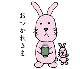 Rabbit's sticker everyday Hen sticker #7996271