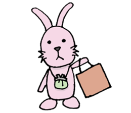 Rabbit's sticker everyday Hen sticker #7996273