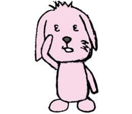 Rabbit's sticker everyday Hen sticker #7996277