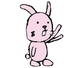 Rabbit's sticker everyday Hen sticker #7996279