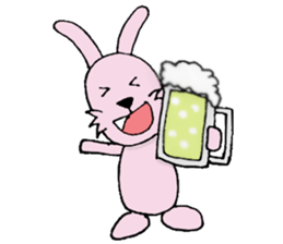 Rabbit's sticker everyday Hen sticker #7996281