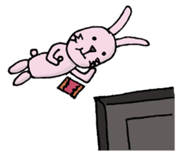 Rabbit's sticker everyday Hen sticker #7996282