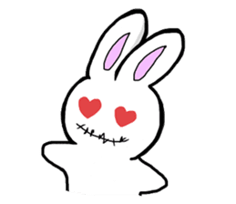 Mysterious Rabbit ~ Halloween Stickers sticker #7996793