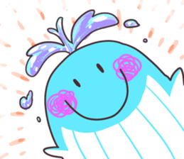 Sticker of the whale sticker #7997006