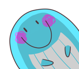 Sticker of the whale sticker #7997019