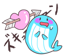 Sticker of the whale sticker #7997022